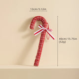 New Christmas Decorations Red and White Walking Stick Plaid Christmas Balloon Hot Air Balloon Hanging Christmas Tree Decoration