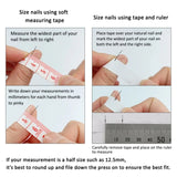 10pcs Cute Press on Nails Color French 3D Flower Fake Nails Black Polka Dot Pearl Bow Nail Tip Almond False Nails for Women Gift