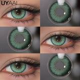 Color Contact Lenses Beauty Blue Lens Makeup Big Eyes Black Gray Contacts Lenses Green Pupils Natual Brown Pupils Cosmetic