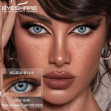 1Pair Color Contact Lenses for Eyes Blue Eye Lenses Natural Gray Pupils for Eyes Green Lenses Yearly Use Eye Contacts