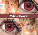 Contact Lenses 1 Pair Purple Lenses Cosplay Green Colored Lenses Anime Blue Lens Halloween Colorful Makeup Eye Cosmetic