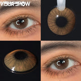 Color Contact Lenses 14.2mm Yearly Disposable Prescription Plano for Eyes
