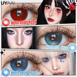 1 Pair Cosplay Colored Contact Lenses Red Halloween Crazy Eye Lenses Blue Anime Contact Lenses For Role Play Party Yearly