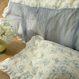 High Quality Bedding Set Type A Washed Cotton Butterfly Bed Sheets And Fitted Sheet  Ancient Rhyme Butterfly Sound  Duvet Cover