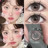 2PCS Yearly Myopia Prescription Colored Contacts Lens for Eyes Cosmetics Beauty Pupil Fast Shipping Fashion Purple