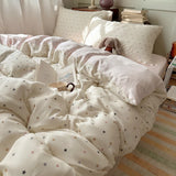 3/4Pcs Digital Printing Cartoon Bedding Set Single Queen King Size Duvet Cover Set Bed Sheet Pillowcases