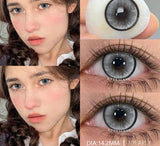 1Pair Korean High Quality Lenses Color Contact Lenses for Eyes Purple Lenses Blue Eye Lens Soft Cosmetic Brown Contacts