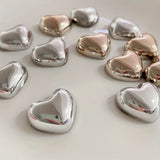 12-Pack Heart-Shaped Metal Magnets for Refrigerator & Message Boards - Strong, Decorative, and Perfect for Kitchen or Home Decor