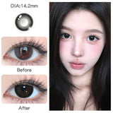 Natural Purple Contact Lenses for Eyes Myopia Beauty Eye Lenses Fashion Color Pupils 2pcs/pair Blue Lens Brown Lenses