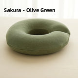 Professional Salon Use round Face Pillow Massage Bed Hole Pad Removable Cover Neck Shoulder Back Massager U-Shaped Pillow