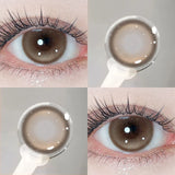 2Pcs Yearly Colored Contact Soft Circular Lenses Power Beauty Pupil Eyes Makeup Blue Natural Fast Shipping Hot Selling