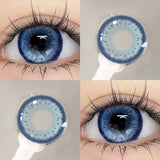 2Pcs Colored Contact Lenses Large Diameter 14.5mm Brown Blue Beauty Pupils Gray Eyes Makeup Lens Fast Shiping