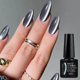 7ml Moonlight Magnetic Gel Nail Polish - Galaxy Effect,Soak-Off UV LED Glitter Gel for Shiny and Elegant Manicure