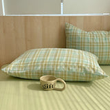 100 Cotton Pillowcase 2 PCS Colorful Stripe Pillow Case Bedding Black Pillow Cover Envelope Pillow Case Cover Nordic Sling