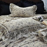 1 Piece Vintage Lace Pillowcase French Ruffle Design Pillow Cover Garden Rustic Style Pillowcases Cotton Cloth Pillow Case