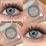 1 Pair  Contact Lenses for Eyes Color Eye Contacts Brown Gray Lens Beautiful Pupils for Makeup Yearly Use