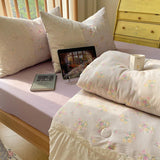 Summer Quilt Cool Blanket New Jacquard Lace Korean Edition Summer Cooling Blanket 여름이불 Machine Washable Mother Gift