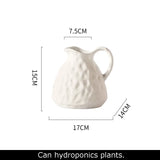 Art Black Spotted Ceramic Vase Flower Pots Decorative Arrangement Desk Decoration Ornaments Crafts Floral Vases