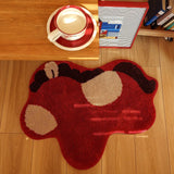 Red Pony Rug Bedroom Rug Home Festive Carpet Home Bedroom and Living Room Floor Mat Non-Slip Anti-Fouling Carpet Home Decoration