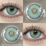 1pair Natural Color Contact Lenses for Eyes Blue Eye Lens Gray Lenses Fashion Korean Beauty Pupils Yearly Makeup Lens