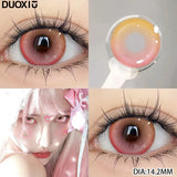 1 Pair Yearly Korean Lenses Popular Color Contact Lenses With Prescription Myopia Lenses  Halloween Lenses Cosplay Blue
