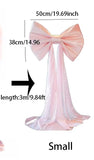 Ikeehome  1pc Giant Pink Bow Party Decoration, Elegant Festival Event Decoration Polyester Pendant Suitable for Weddings and Celebrations