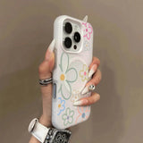 Candy Color for Magsafe Flower Matte Case for iPhone 17 16 15 14 Pro Max 12 13 11 Magnetic Shockproof Frosted Luxury Cover