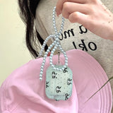 Ins 3D Pearl Bow Knot Case For Airpods Pro 2nd 3rd Generation Butterfly Summer Soft Cover For AirPods 1 2 3 With Pearl Keychain