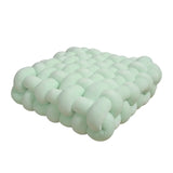 Square Knot Stuffed Cushion Nordic Aesthetic Pillow Decorative Plush Pillow Office Sleeping Floor Windowsill Back Cushion Decor