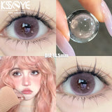 Color Contact Lenses 2Pcs New Product Cosplay Anime Purple Green Lenses Soft Lens