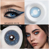 NEW Natural Color Contact Lenses for Eyes MAYKHIE Lenses 14.2mm Beautiful Pupil Brown Soft Eye Contacts