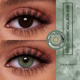 Natural Colored Contact Lenses for Eyes 1 Pair Green Lenses Fashion Makeup Lenses 42% Water Beauty Pupils