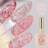 15ml Jelly Pink Summer and Spring Gel Nail Polish Semi Permanent UV Gel Polish All For Manicure Soak Off Vernish
