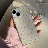 Glitter full screen small stars suitable for Apple 16 large holes fine glitter soft shell 15 16promax straight