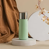 400ml Conical Thermal Water Bottle With Bouncing Inner Lid,Double-layer Stainless Steel vacuum Flask,Outdoor Drinkware,Thermos