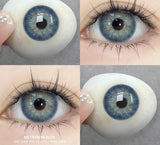 2Pcs Basic Color Natural Contacts Lenses Soft Naturally Colored Cosmetics Black Brown Beautiful Pupil Contacts Lenses