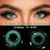 1Pair Colored Contact Lenses with Prescription Myopia Blue Lenses with Degree Gray Pupils Brown Lenses Fashion Yearly