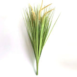 7 Heads Fake Reed Bouquet Silk Onion Grass Large Artificial Tree Wedding Flower Plastic Autumn Plants for Home Party Decoration