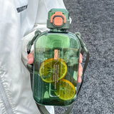 750ml Fashion Plastic Water Bottle With Strap Eco-Friendly Portable Creative Durable Outdoor Sport Drinking Bottle