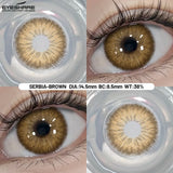Big Eyes Color Contact Lenses Fashion Blue Colored Contact Lense Brown Softlenses Green Beauty Pupils Yearly Use