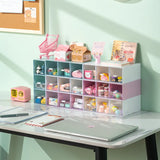 Modern Minimalist Desktop Storage Box Transparent Drawer Cosmetic Office Stationery Organizer Partition