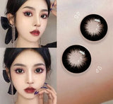 Two Large Diameter Black Contact Lenses Make Eyes Bigger Anime Accessories Lenses Glasses Contact Color Cosmetics Use Every Year