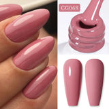 10ml Purple Red Series Gel Nail Polish Winter Dark Purple Nail Art Varnish Semi Permanent Soak Off UV LED Gel