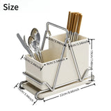 Utensil Holder - Multipurpose Kitchen Organizer Caddy for Chopsticks, Spoons, Forks, Knives -Household Cutlery Storage Caddy