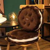 42cm Plush Cookies Pillow Cute Simulation Food Chocolate Chip Cookies Soft Doll Cushion Home Decoration Kids Toys Birthday Gift