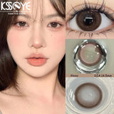 1 Pair Hot Sales Color Contact Lenses  Eyes Natural High Quality Contact Lenses Brown Lenses Pupils