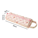 Storage Bag Large Capacity Polyester Material Portable Wear-resistant Portable Drum Hair Dryer Bag Floral Storage Bag