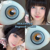 1 Pair Hot Selling Myopia Lenses Korean Lenses Colored Contact Lenses with Degree Blue Pupil Lenses Soft Natural Lenses