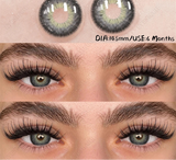 New Natural Color Contact Lenses 2pcs Blue Eyes Lenses Gray Eye Contact Brown Colored Eye Lens Green Beauty Makeup Lens