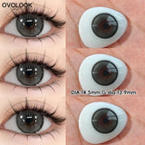 14.5mm Full Pupil Coverage Natural  Black Contact Lenses Ctarry Micro Glitter Sparkly Colored Contact Lenses Half Year